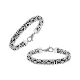 AB-6320-S-8MM-8" Sterling Silver Bracelet With Lobster Jewelry Bali Designs Inc